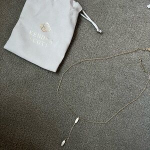 Kendra Scott Gold Lariat Necklace